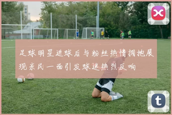 足球明星进球后与粉丝热情拥抱展现亲民一面引发球迷热烈反响